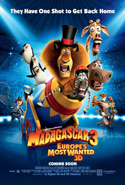 дата выхода фильма Мадагаскар 3 2012